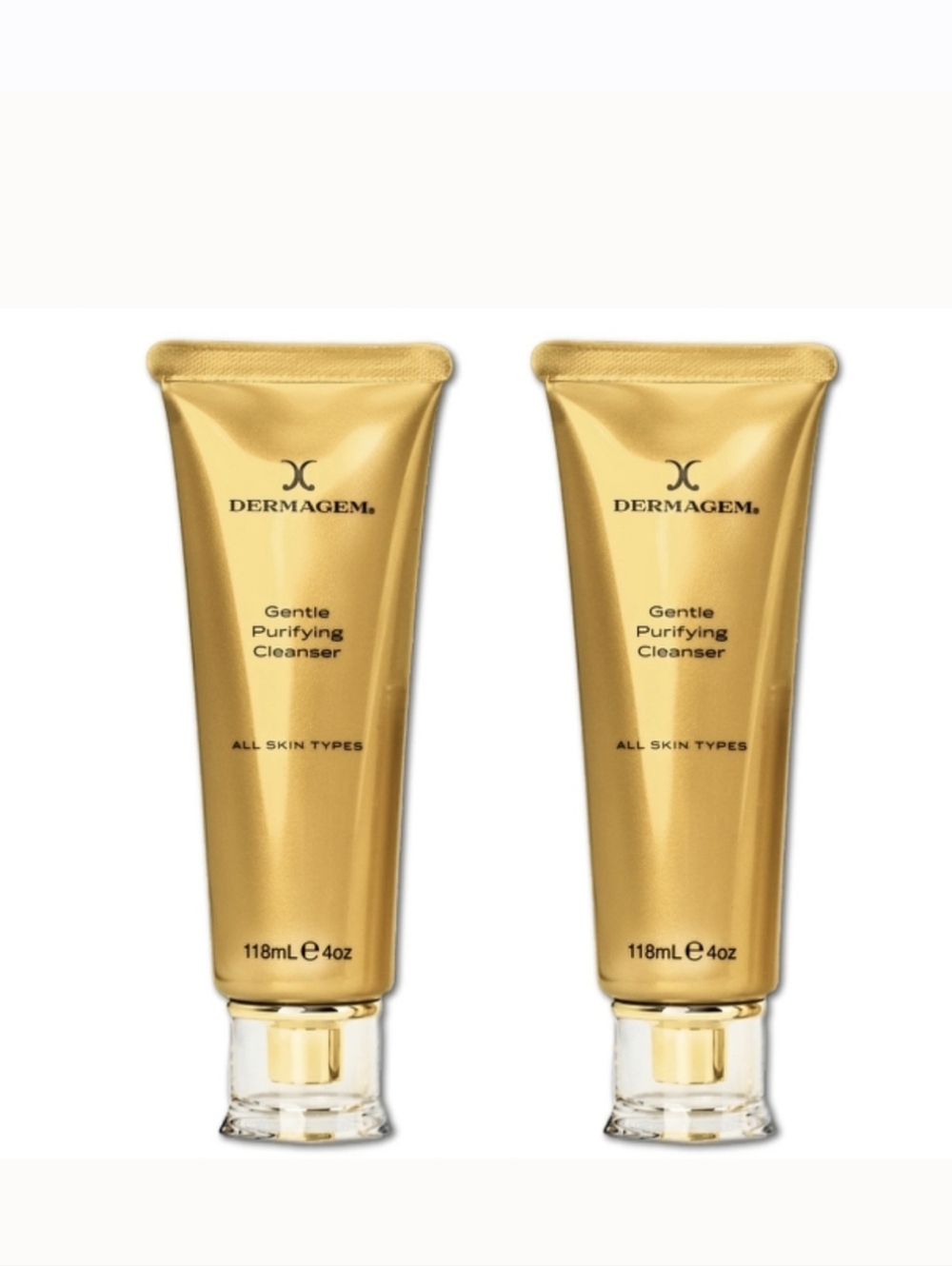 Set of 2 (two) Dermagem Gentle Purifying Cleanser